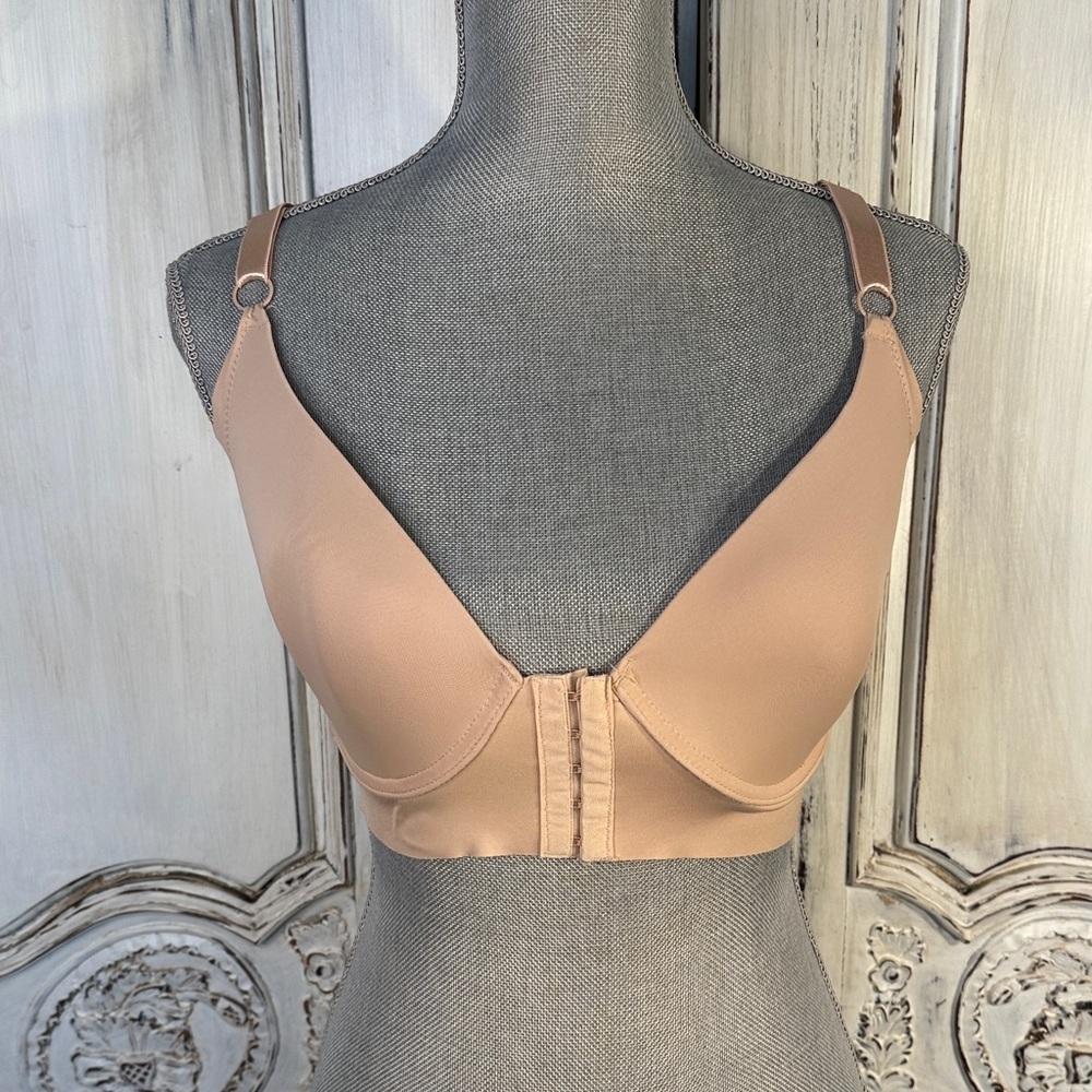 F.I.T Elegant Smooth Back Tan Women's Front Closing Comfort Bra